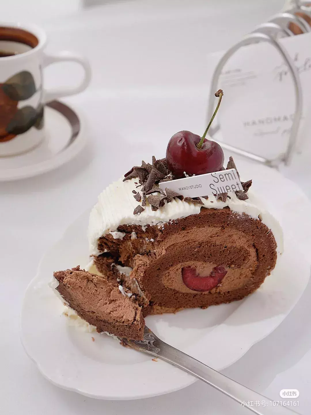 經典配方，黑森林蛋糕卷❗️巧克力雙倍濃郁