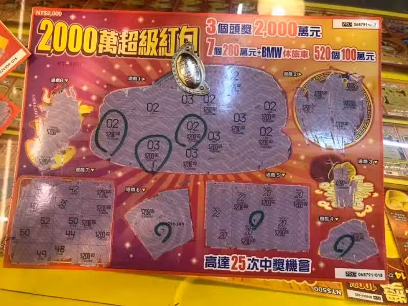 網友照做也中!強運女曬「買500中5000」每年都回本 公開「挑刮刮樂5撇步」最後一步最重要:從沒賠過