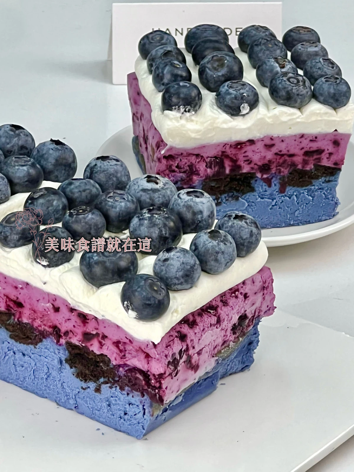 海鹽奧利奧藍莓芝士蛋糕💜高顏值下午茶
